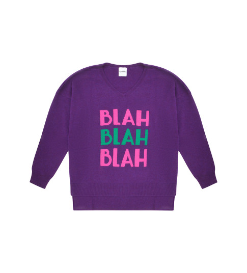 BLAH BLAH BLAH - Pull Cachemire Femme