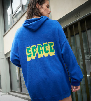 SPACE - Hoody Cachemire Femme ou Homme